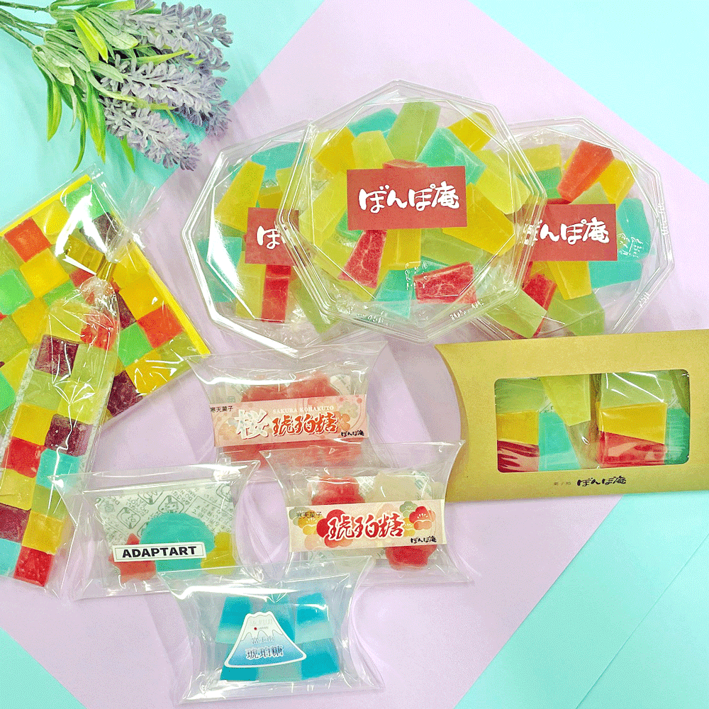 贈り物に最適な琥珀糖｜菓子処 ぼんぽ庵